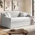 Aurora Daybed with Trundle - Cream, Boucle