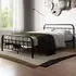Compton Double Bed Frame - Black, Metal