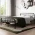 Compton King Size Bed Frame - Black, Metal