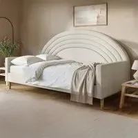 Noa Rainbow Day Bed - Cream, Teddy