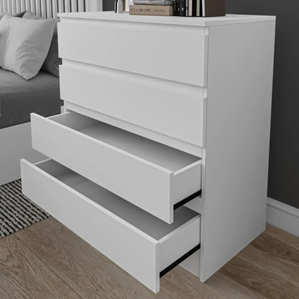 Toivo 4 Drawer Chest of Drawers - White image