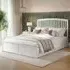Wharfedale King Size Ottoman Bed with Storage - White