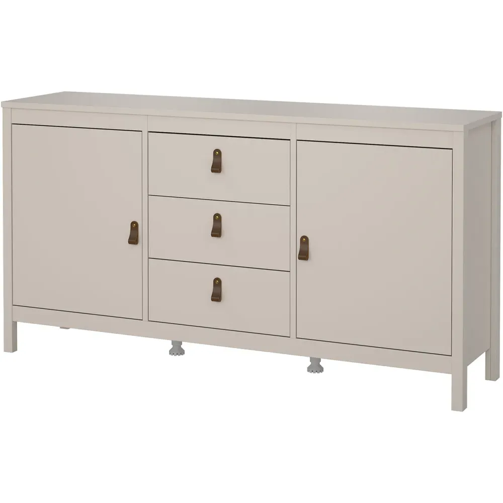 Barcelona 2 Door 3 Drawer Sideboard - Cashmere