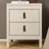 Barcelona 2 Drawer Bedside Table - Cashmere