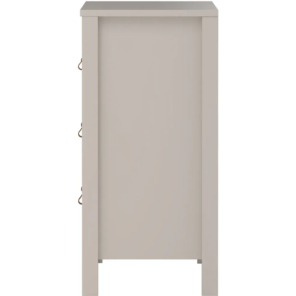 Barcelona 3 Drawer Chest of Drawers - Cashmere