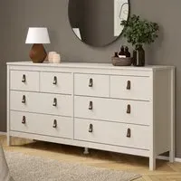 Barcelona 8 Drawer Double Dresser - Cashmere
