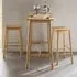 Barlow 2-Seater Bar Dining Table - Matt Oak
