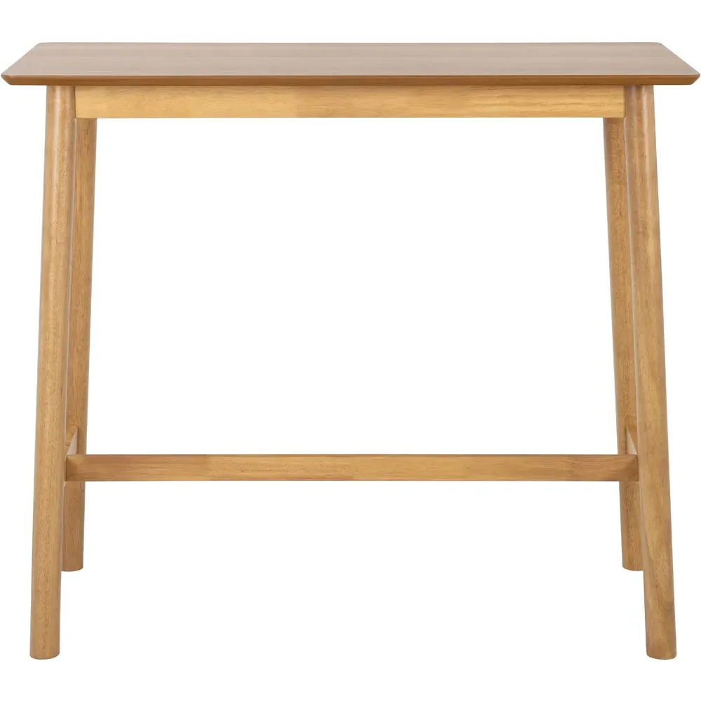 Barlow 2-Seater Bar Dining Table - Matt Oak