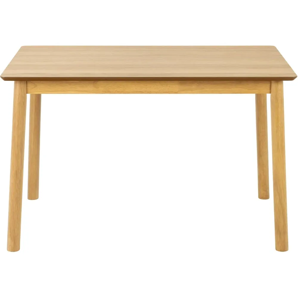 Barlow 4-Seater Rectangular Dining Table - Matt Oak