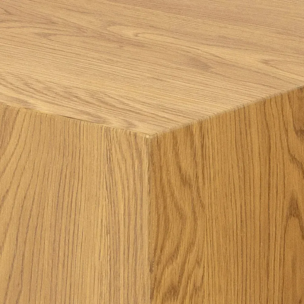 Dice Square Coffee Table Set of 2 - Brown