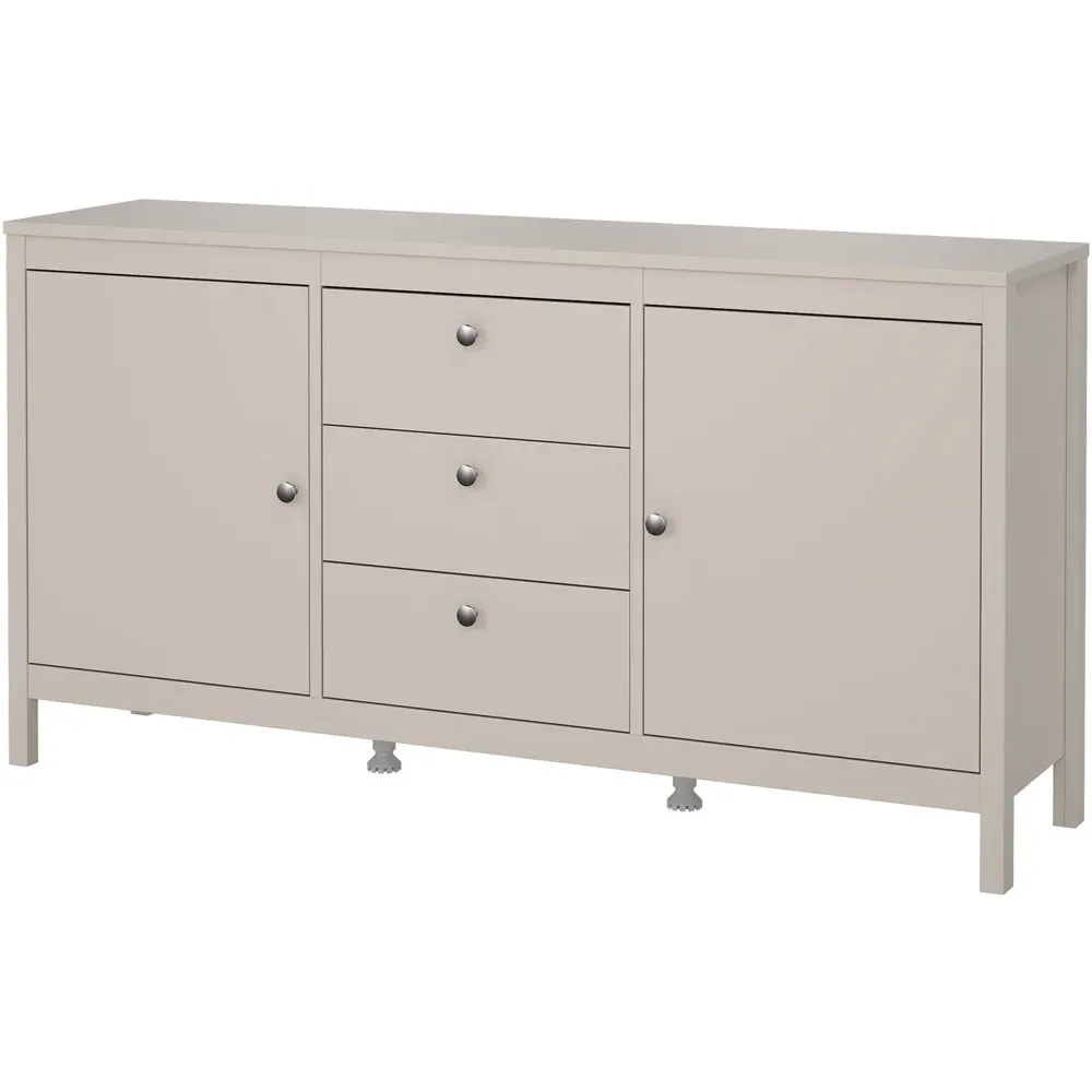 Madrid 2 Door 3 Drawer Sideboard - Cashmere