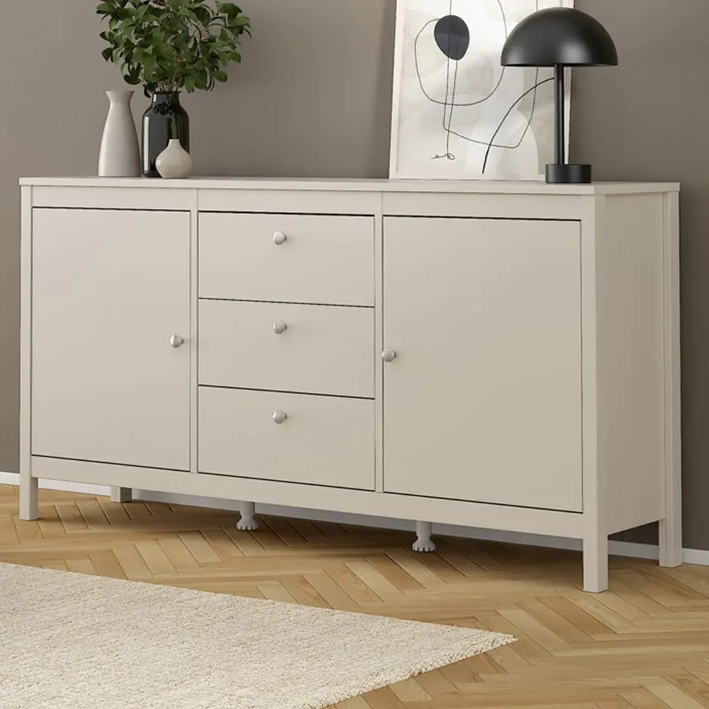 Madrid 2 Door 3 Drawer Sideboard - Cashmere
