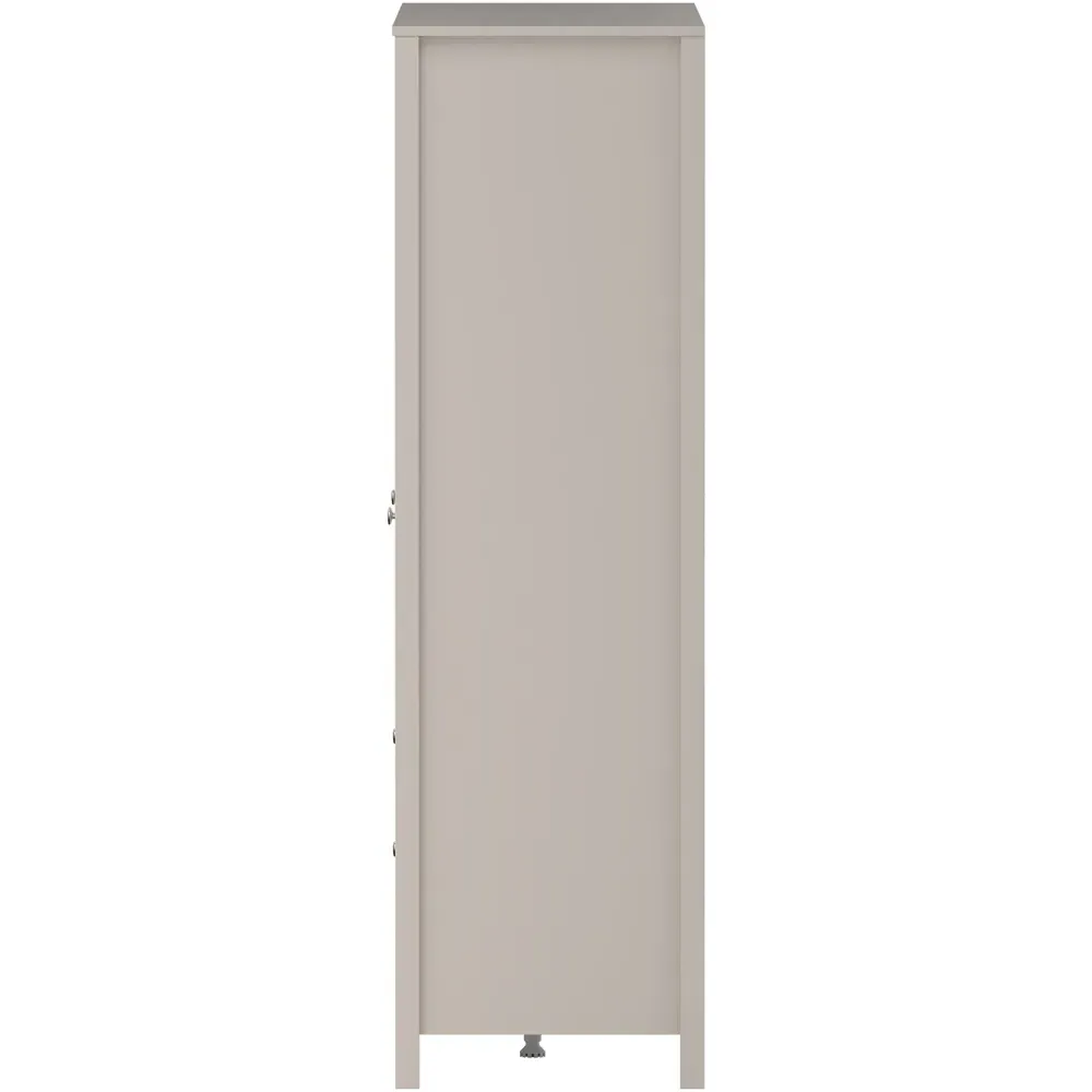 Madrid 3 Door 2 Drawer Wardrobe with Mirror - Cashmere