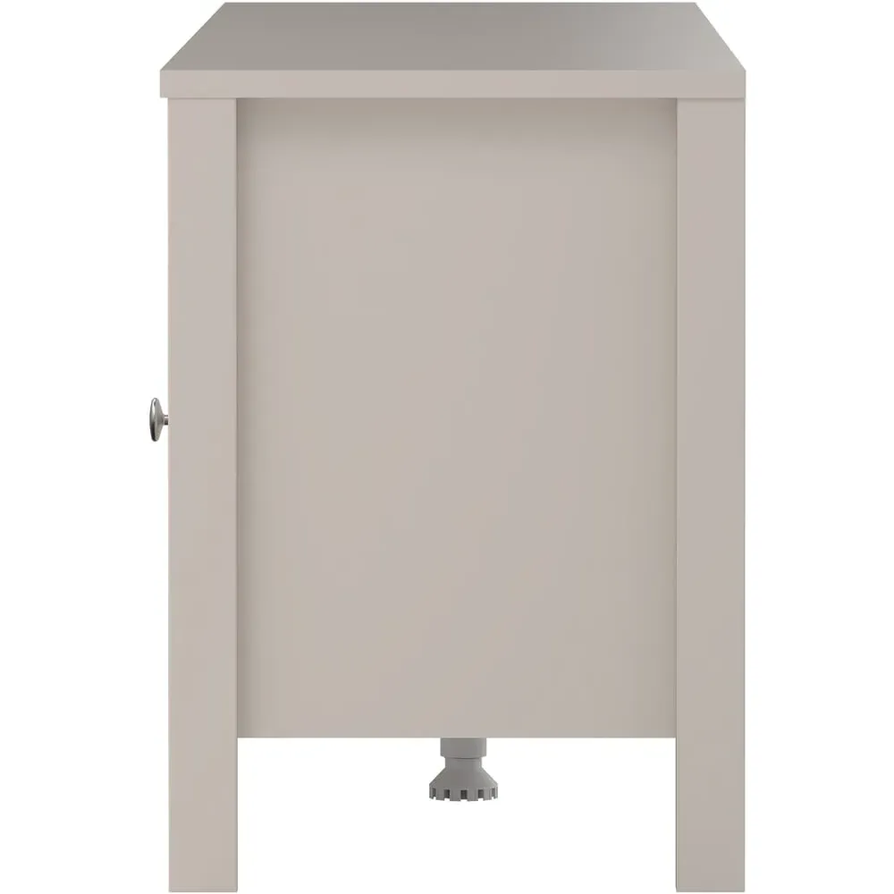 Madrid 3 Drawer 3 Shelf TV Unit - Cashmere