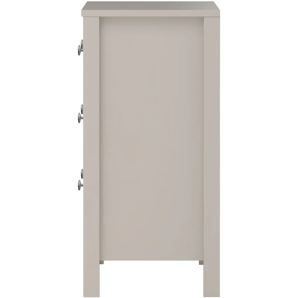 Madrid 3 Drawer Chest of Drawers - Cashmere