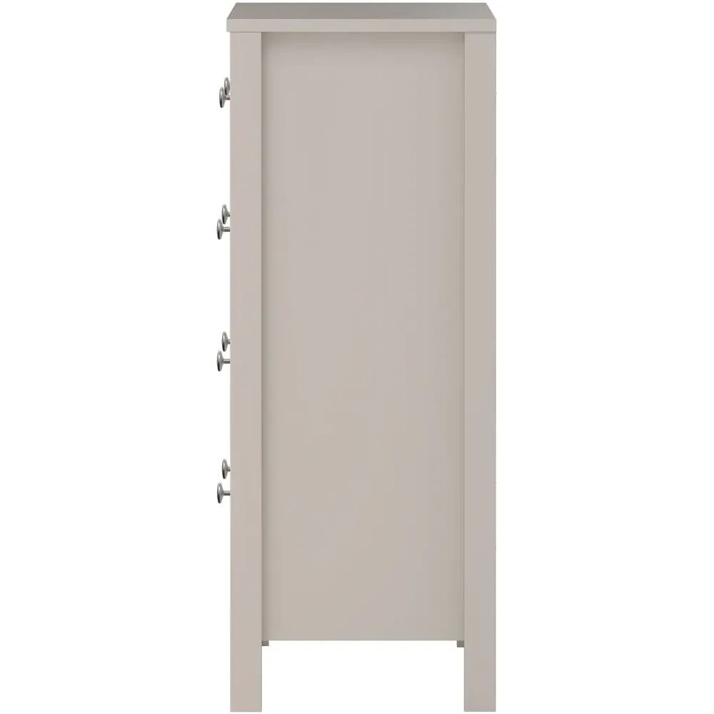 Madrid 5 Drawer Chest of Drawers - Cashmere