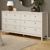 Madrid 8 Drawer Double Dresser - Cashmere