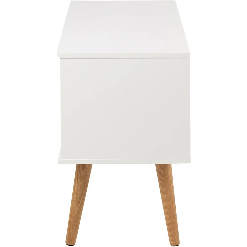Mitra 2 Door Sideboard - White, Oak
