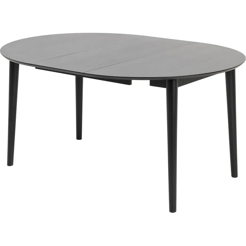 Montreux Round Extendable Dining Table - Black