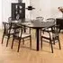 Montreux Round Extendable Dining Table - Black