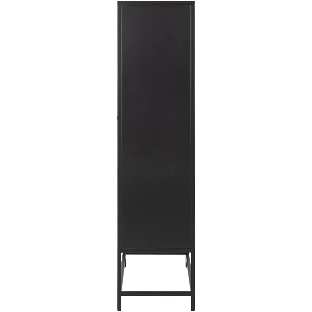 Newcastle 2 Door Cabinet - Black, Steel