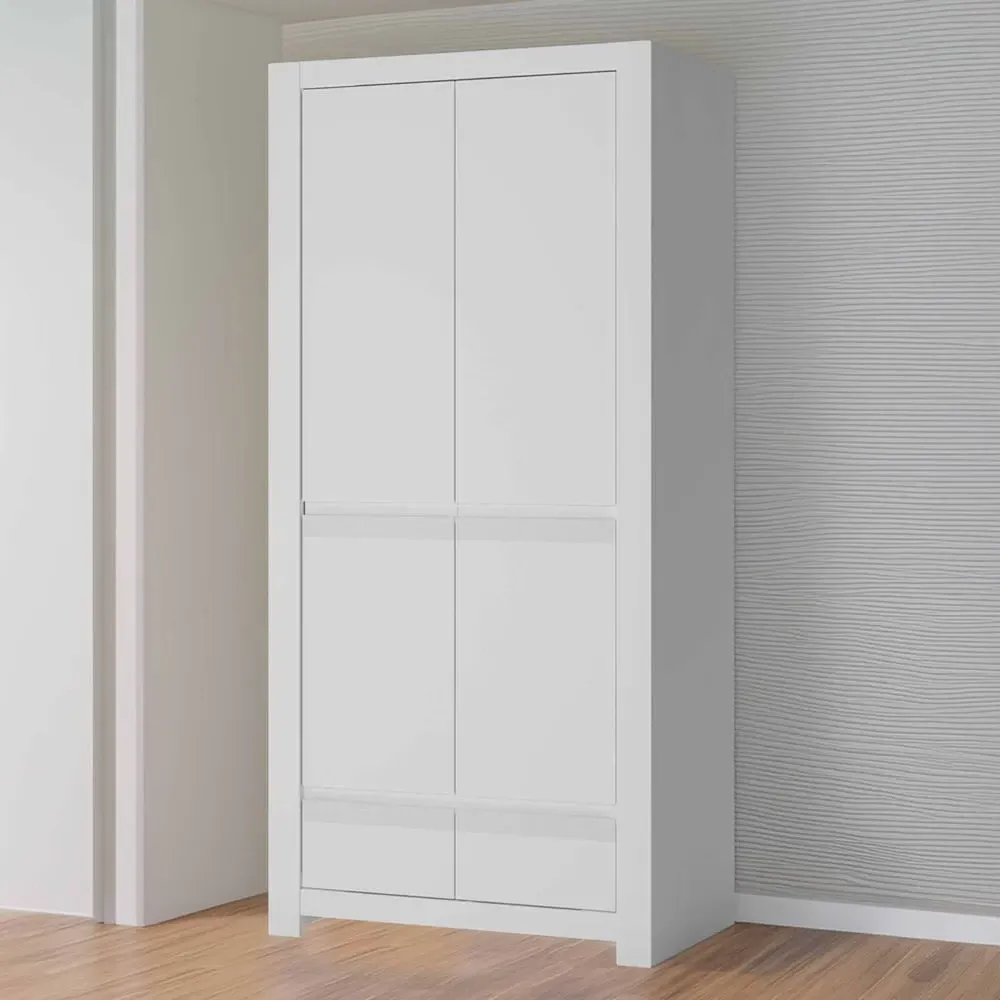 Novi 2 Door Wardrobe - Alpine White image
