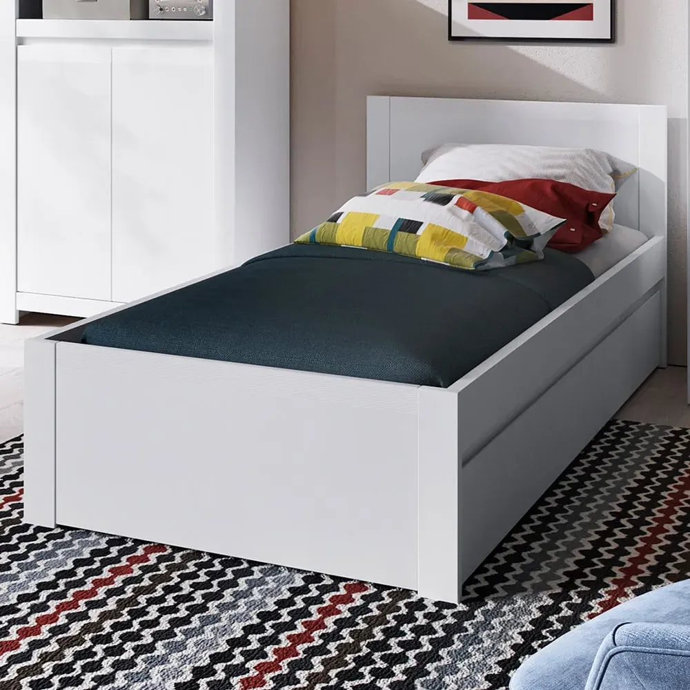 Novi Single Bed Frame - Alpine White image