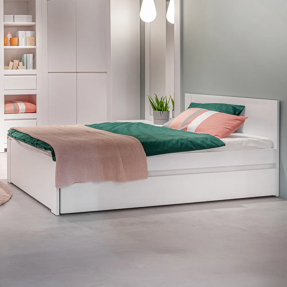 Novi Small Double Bed Frame - Alpine White