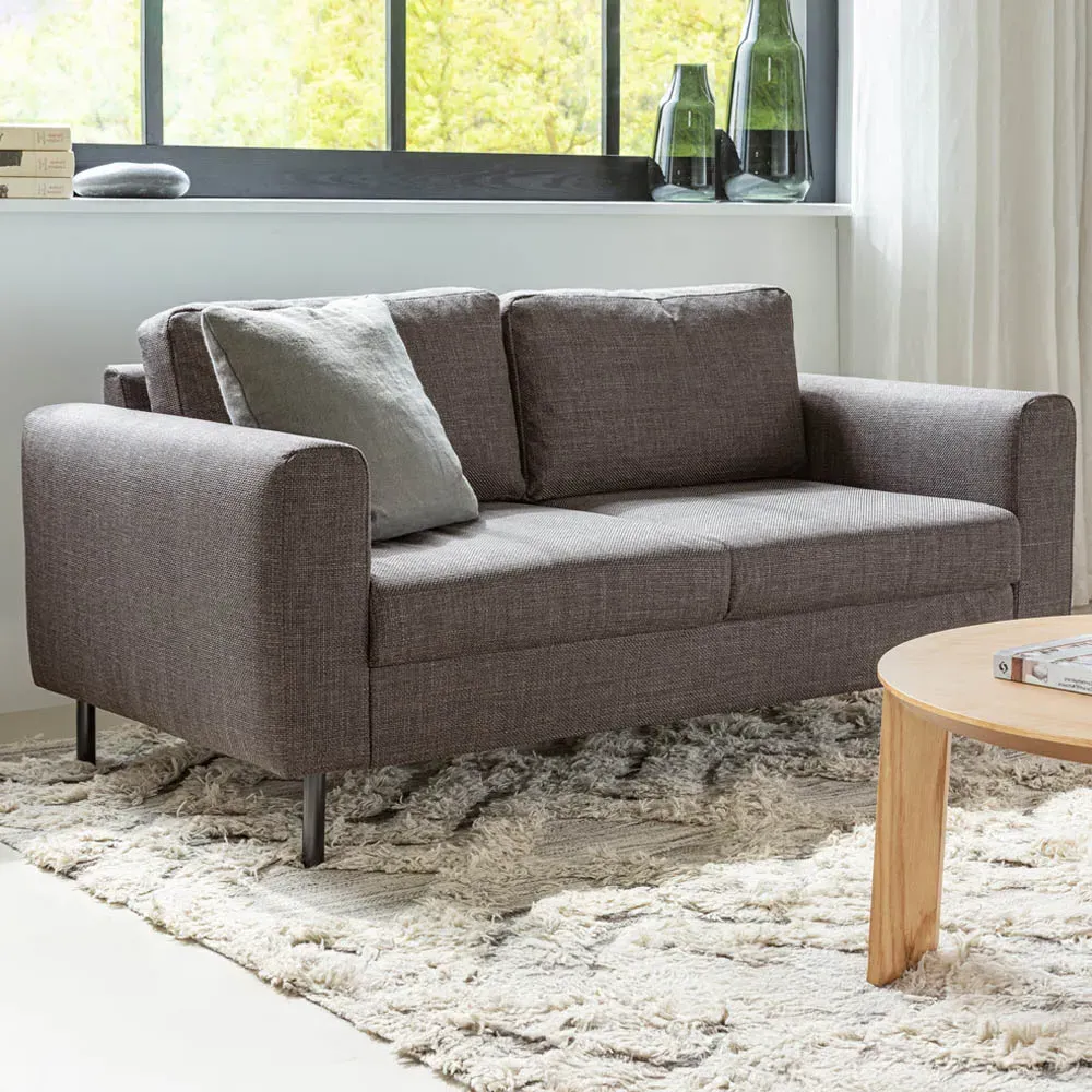 Omaha 2 Seater Sofa - Grey, Fabric image