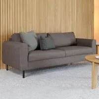 Omaha 3-Seater Sofa - Light Grey, Basel Fabric