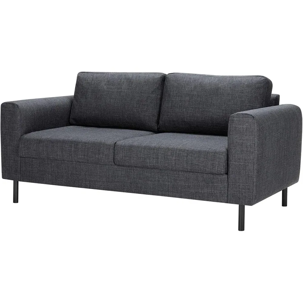 Omaha 4-Seater Sofa Set - Dark Grey, Basel Fabric