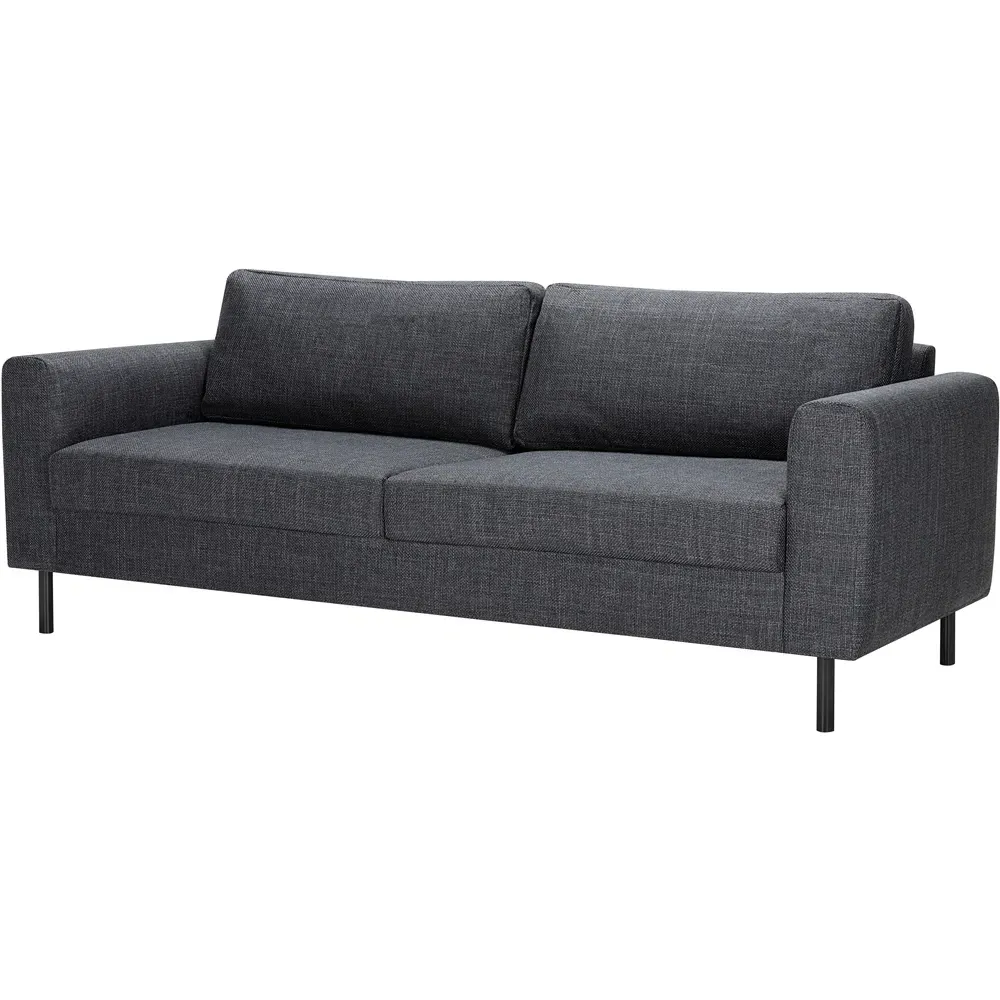 Omaha 5-Seater Sofa Set - Dark Grey, Basel Fabric