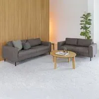 Omaha 5-Seater Sofa Set - Light Grey, Basel Fabric