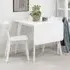 Roxby 2-Seater Extendable Square Dining Table - White
