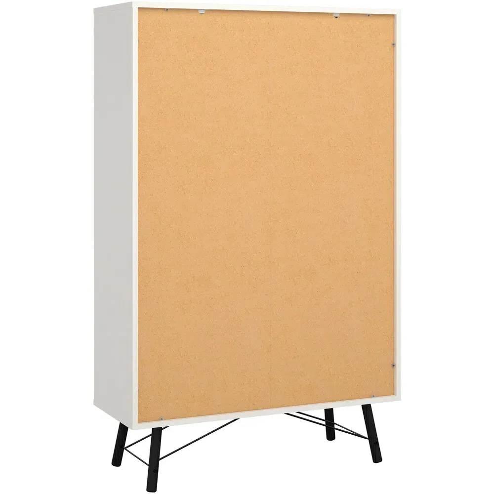 Ry 2 Door Single Drawer China Cabinet - Matt White