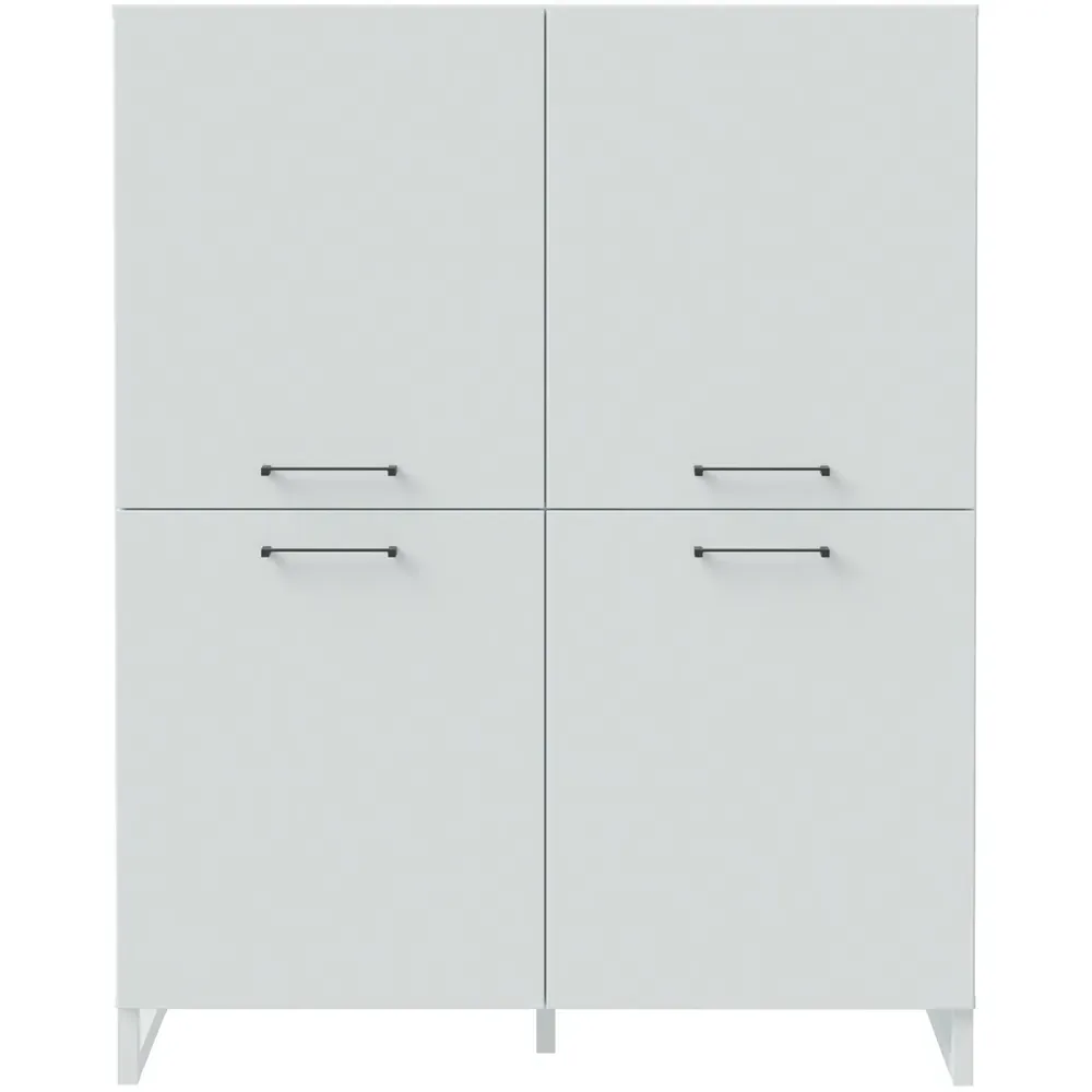 Sali 4 Door Highboard - Light Grey