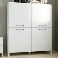 Sali 4 Door Highboard - Light Grey