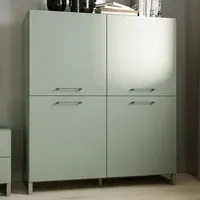 Sali 4 Door Highboard - Sage Green