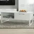 Sali Single Drawer Coffee Table with Shelf - Light Grey