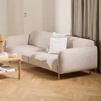 Westham 3-Seater Sofa - Beige, Fabric