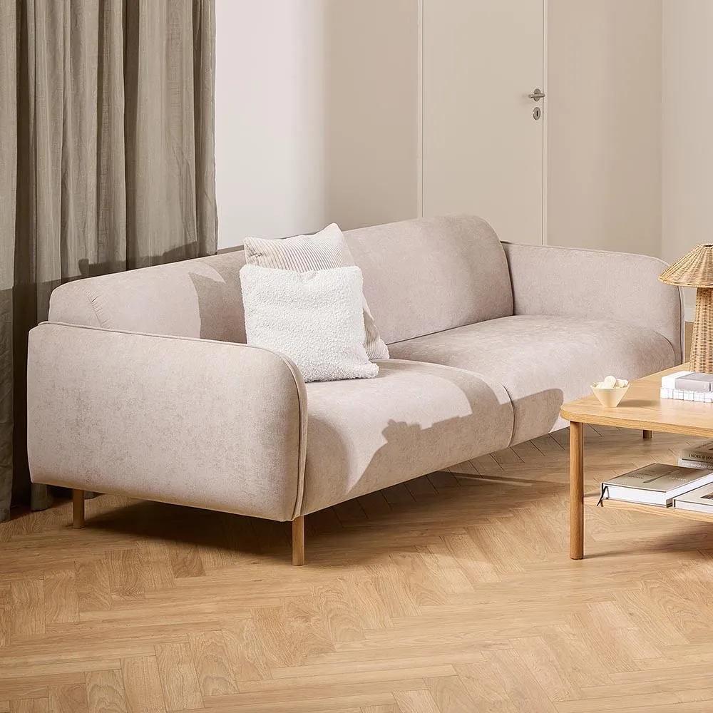 Westham 4-Seater Sofa - Beige, Fabric