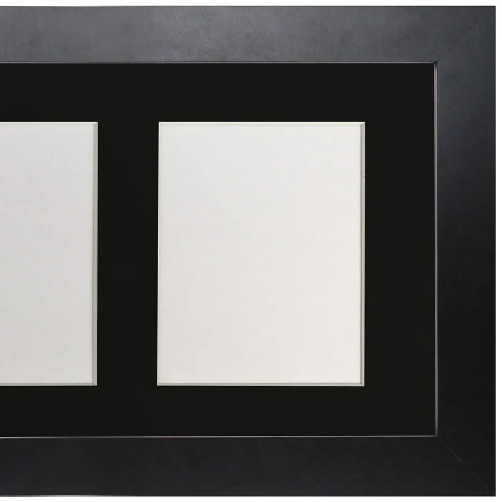 Metro 3 Image Frame with Mount - Black