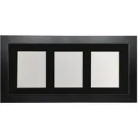 Metro 3 Image Frame with Mount - Black