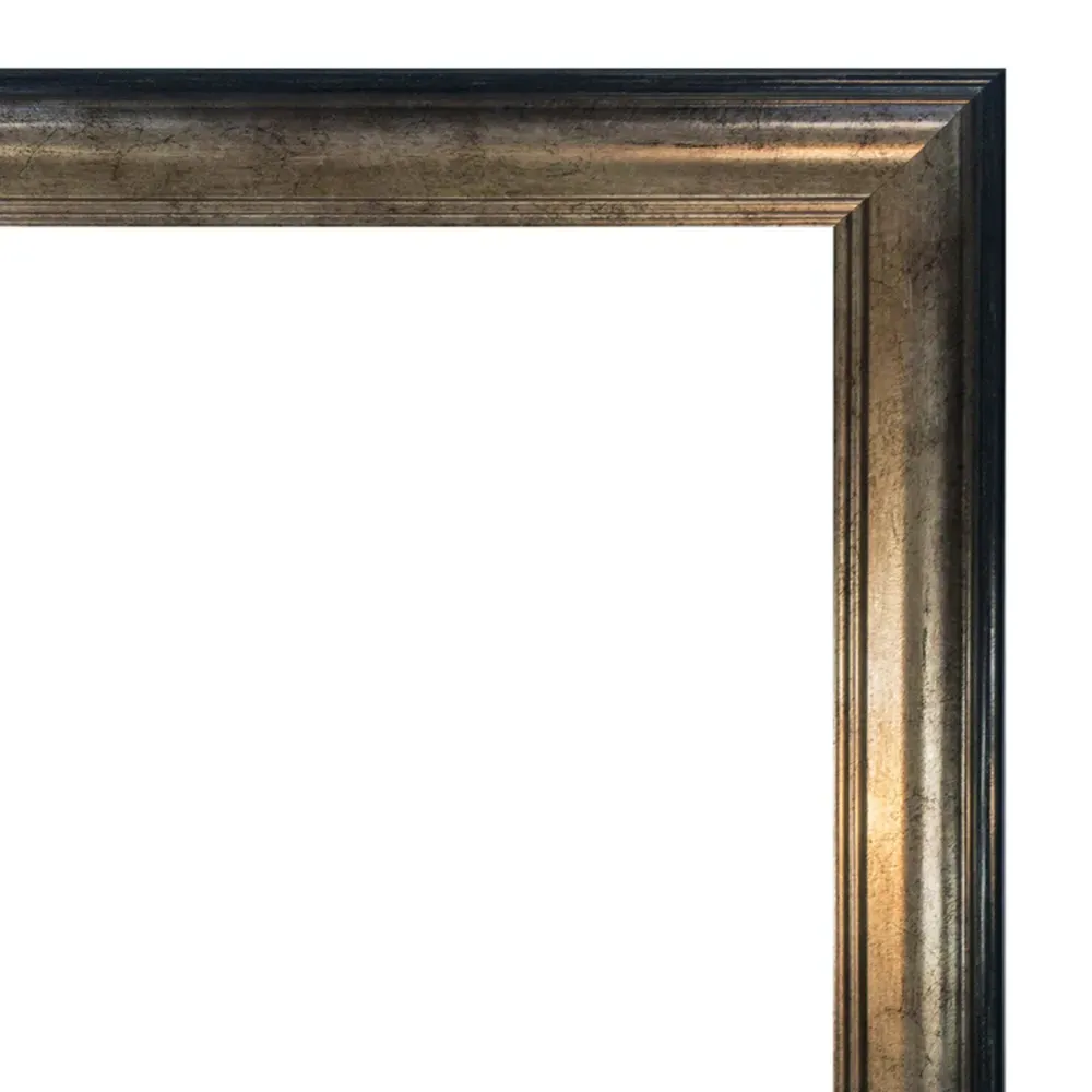 Scandi Photo Frame 12 x 8 Inch - Black & Gold