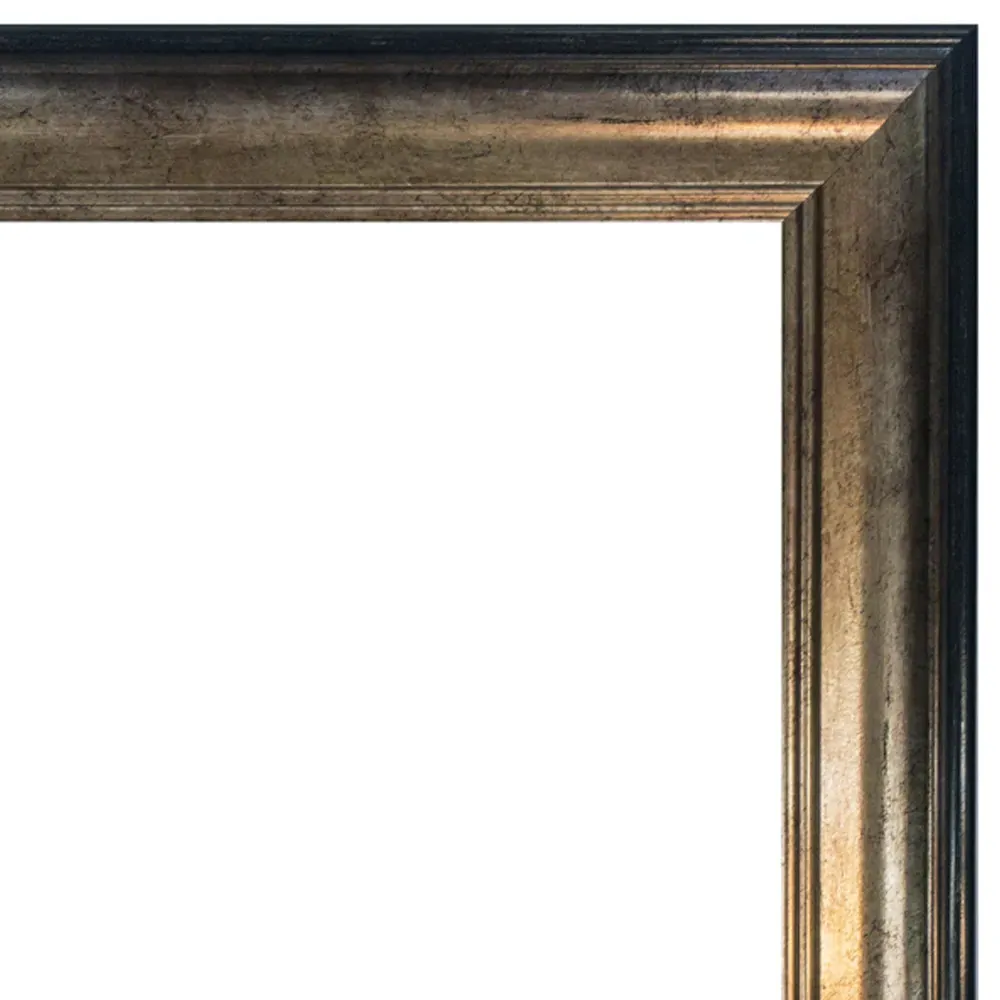 Scandi Photo Frame 20 x 16 Inch - Black & Gold