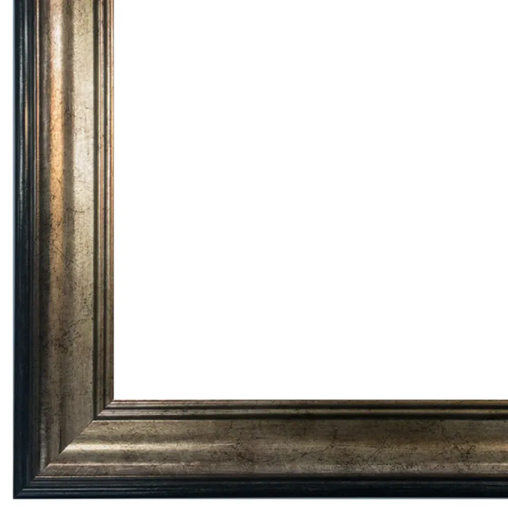 Scandi Photo Frame 20 x 16 Inch - Black & Gold