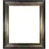 Scandi Photo Frame 20 x 16 Inch - Black & Gold