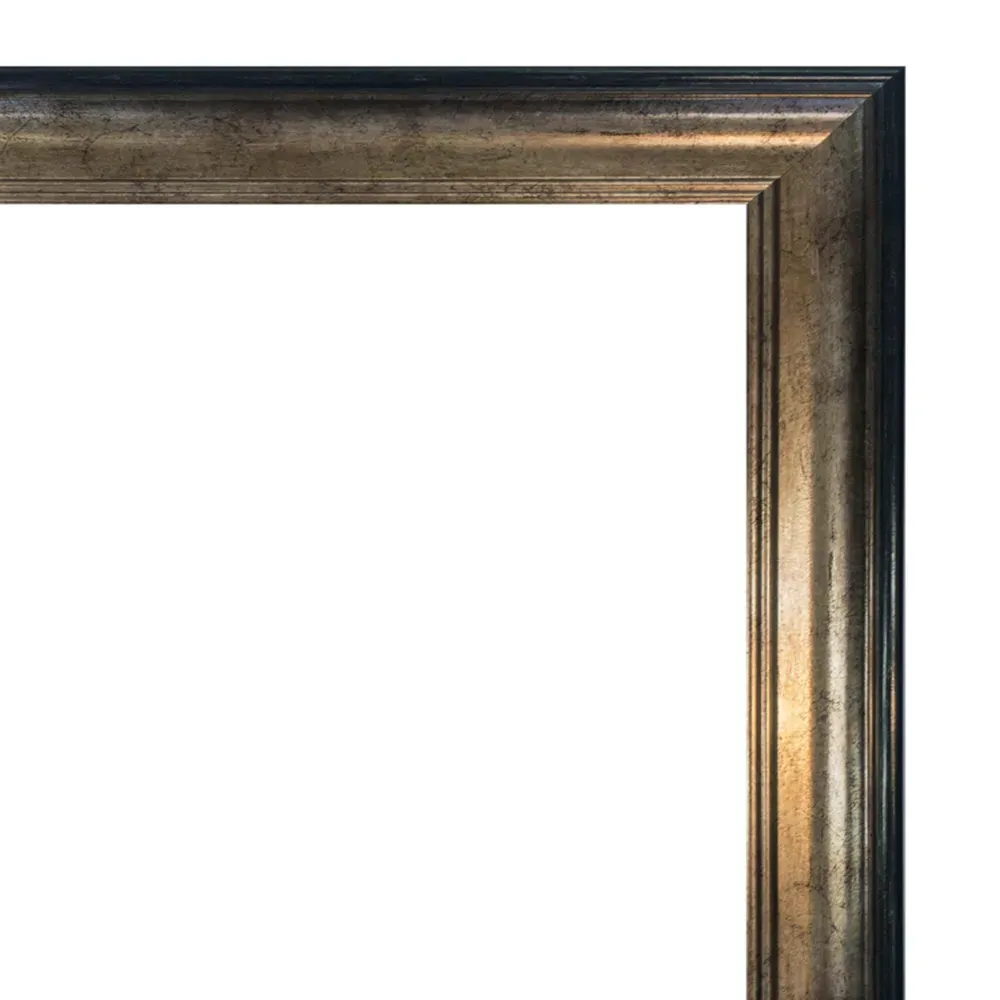 Scandi Photo Frame 24 x 18 Inch - Black & Gold