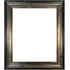 Scandi Photo Frame 24 x 18 Inch - Black & Gold
