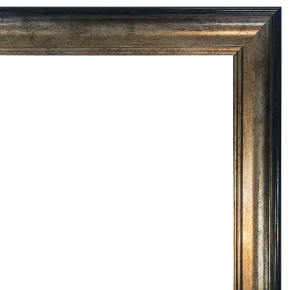 Scandi Photo Frame 45 x 30cm - Black & Gold